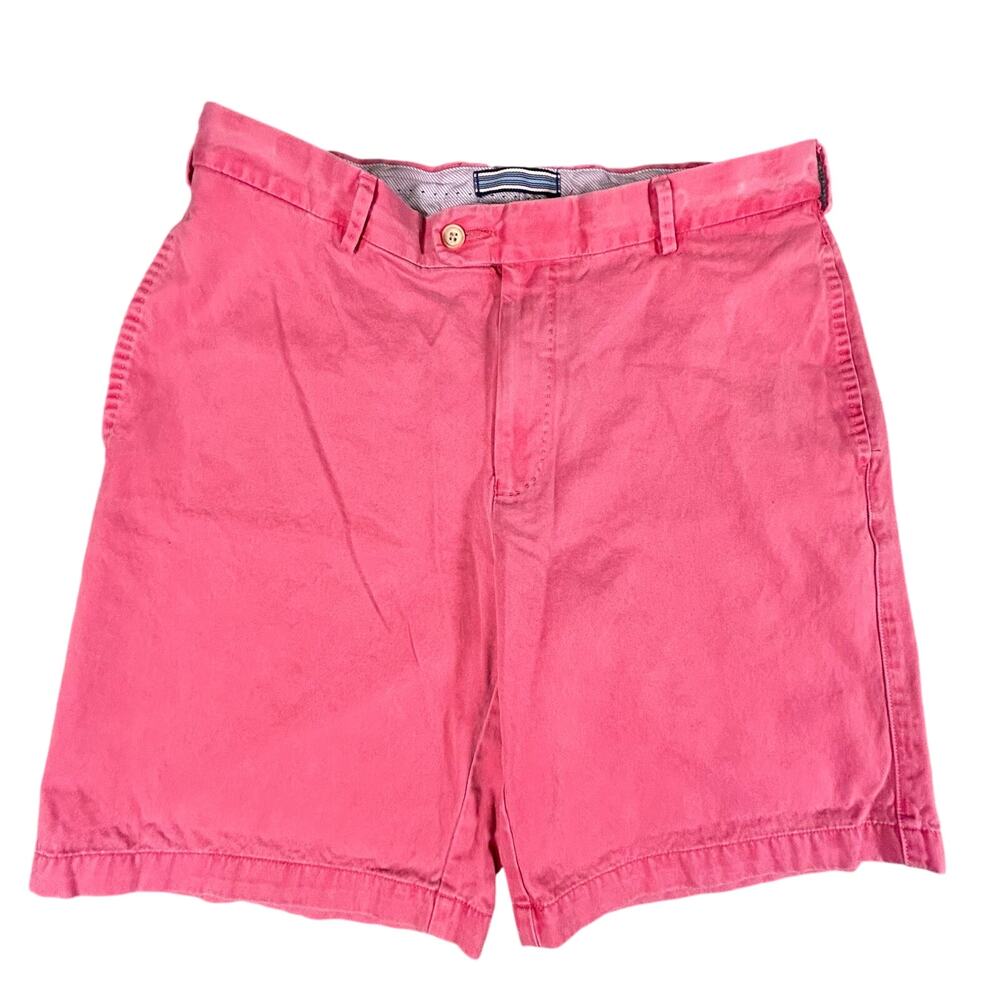 Peter Millar Shorts Men's 35 Pink 100% Prima Cotton Casual Golf Wear